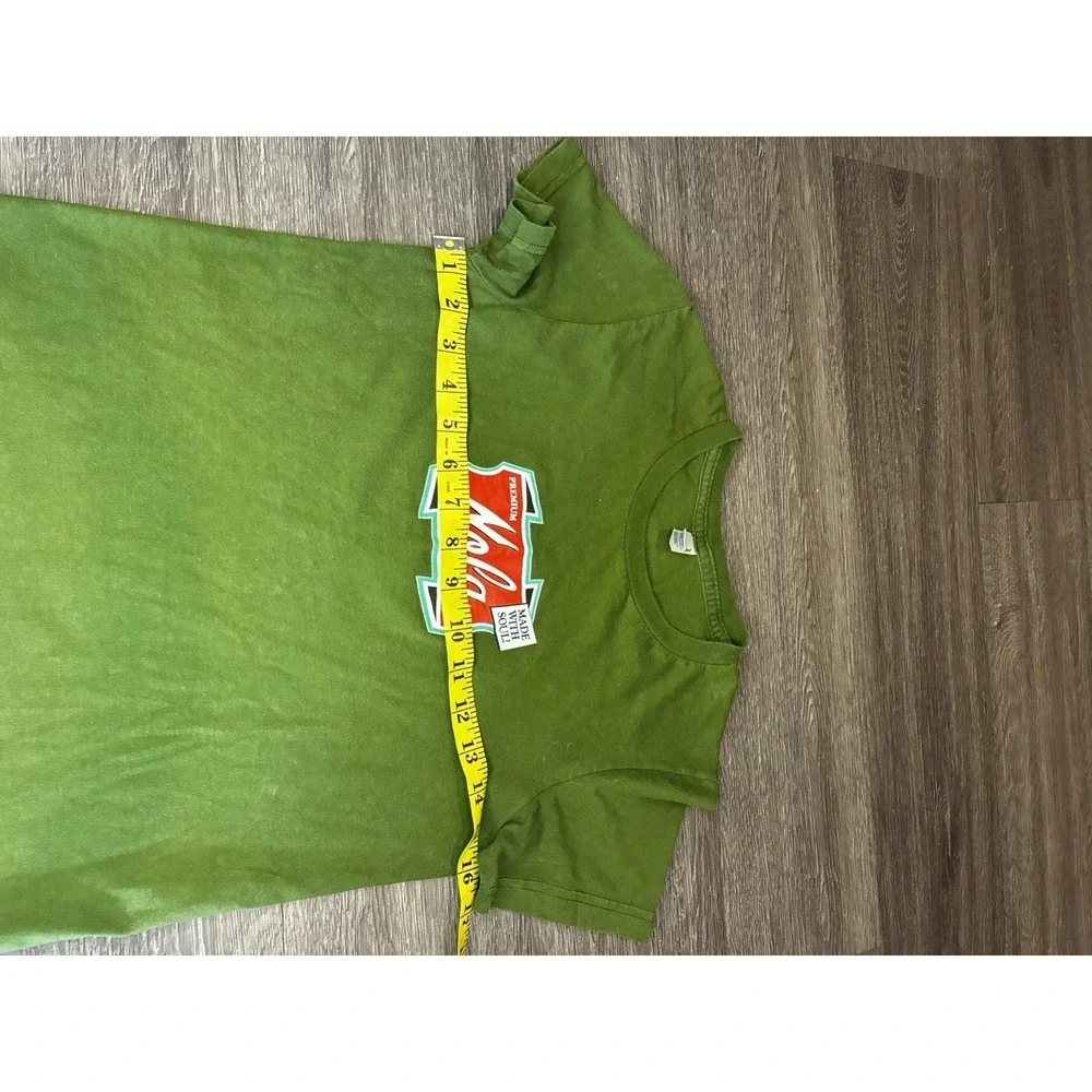 American Apparel Green Premium Nola Made With Soul Tee - Picture 6 of 8